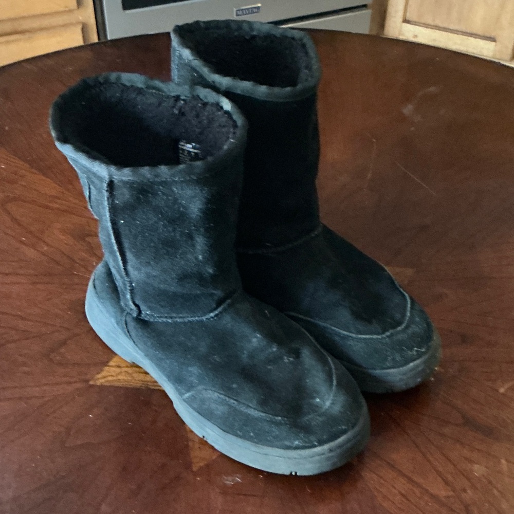 Route 66 Kids Black Cozy Boots